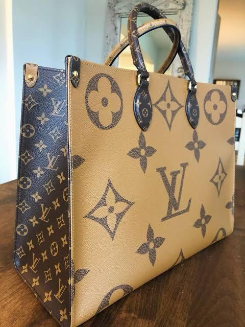 Orignal LOUIS VUITTON on the go gm Big Hand Bag